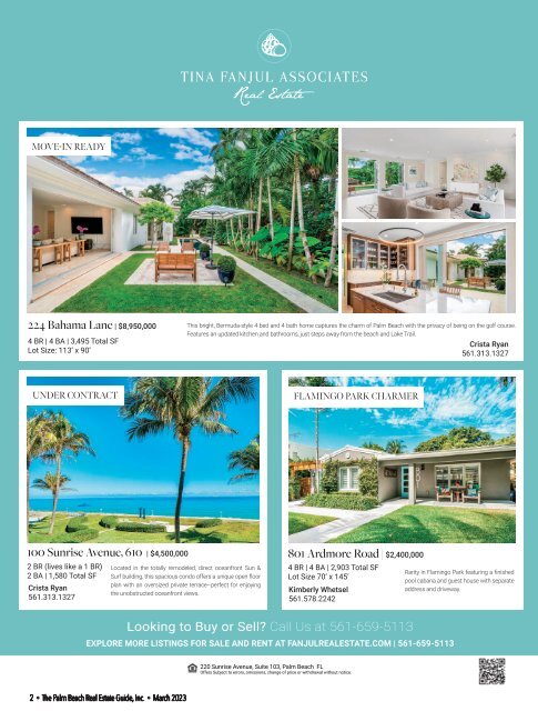 Palm Beach Real Estate Guide MAR 2023