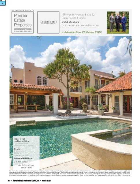 Palm Beach Real Estate Guide MAR 2023