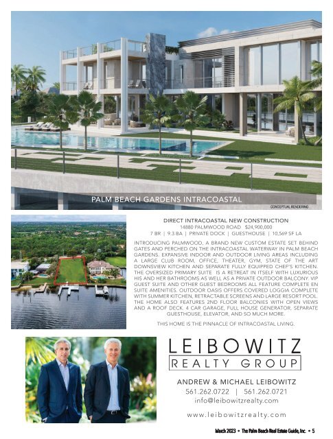 Palm Beach Real Estate Guide MAR 2023