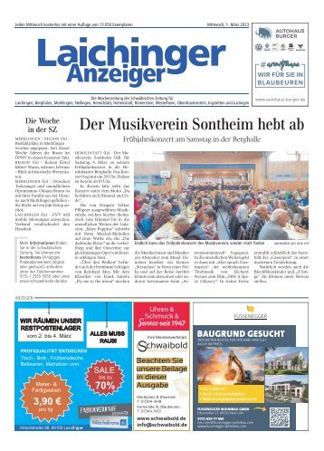 01.03.2023 Laichinger Anzeiger