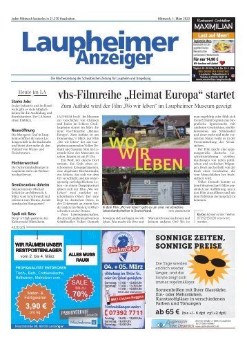 01.03.2023 Laupheimer Anzeiger