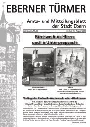 Amts- und Mitteilungsblatt der Stadt Ebern - Ebern aktuell