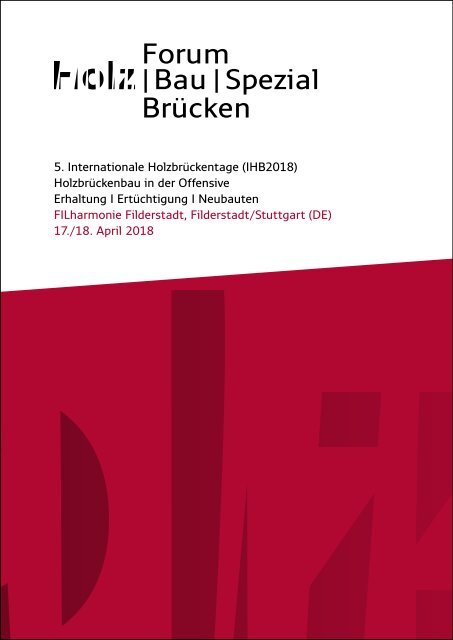 5. Internationale Holzbrückentage (IHB 2018)