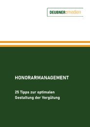 Honorarmanagement: 25 Tipps zur optimalen Gestaltung der Vergütung