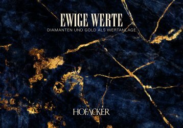 Goldschmiede Hofacker Diamantbroschüre