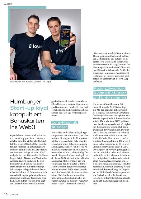 CityGlow Hamburg Ausgabe März 2023