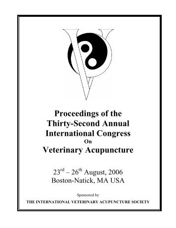 Proceedings of the Thirty-Second Annual International Congress ...