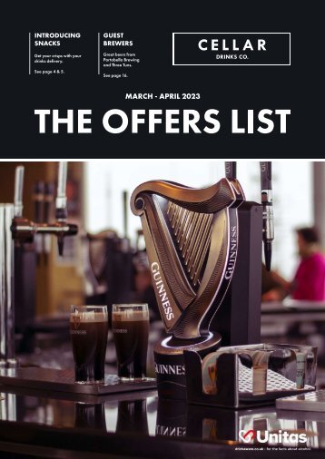 Cellar Drinks Co. The Offers List: March - April 2023