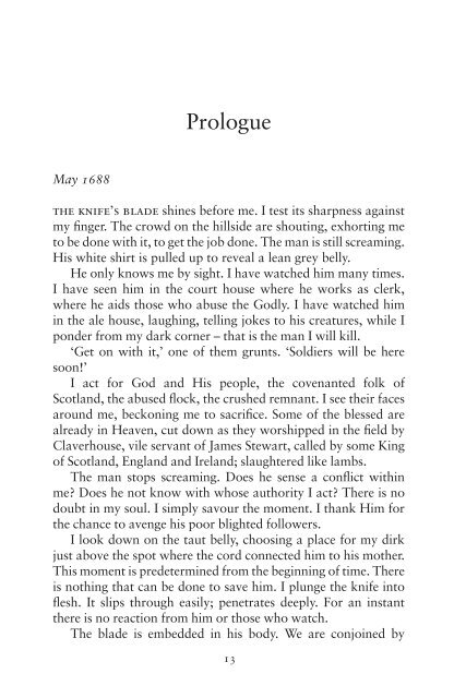 Pilgrim of Slaughter by Douglas Watt sampler