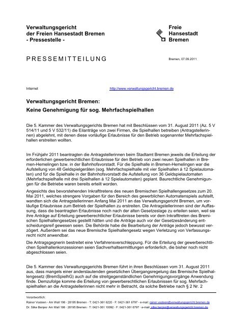 pdf, 31.5 KB - Verwaltungsgericht Bremen