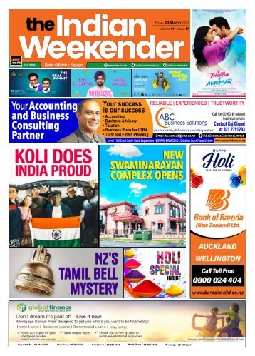 The Indian Weekender, 3 March 23