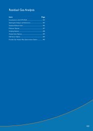 Residual Gas Analysis - VG Scienta