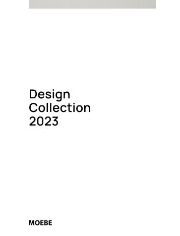 MOEBE Design Collection Catalogue Spring 2023
