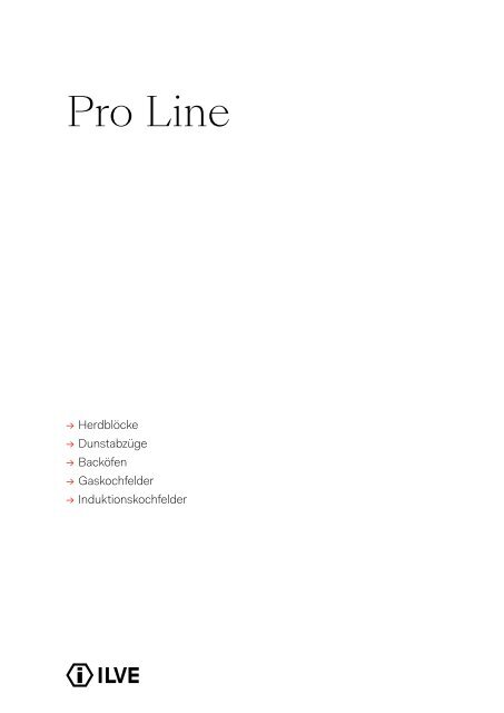 ILVE Pro Line 2022