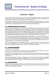 Talentetausch - Region Grafing - Talente-Tausch Grafing und Umland