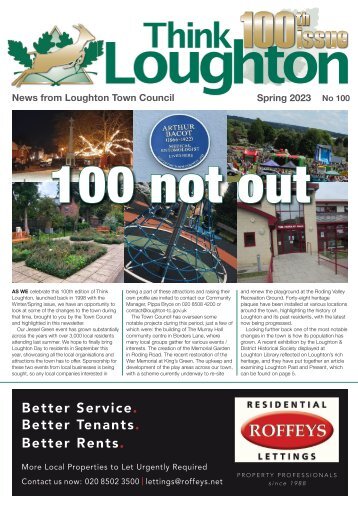 Think Loughton No 100 Spring 2023
