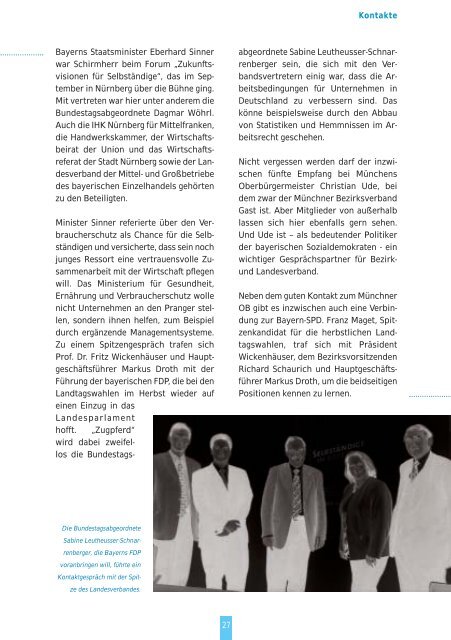 Jahresbericht 2002/2003 - Bund der Selbständigen in Bayern