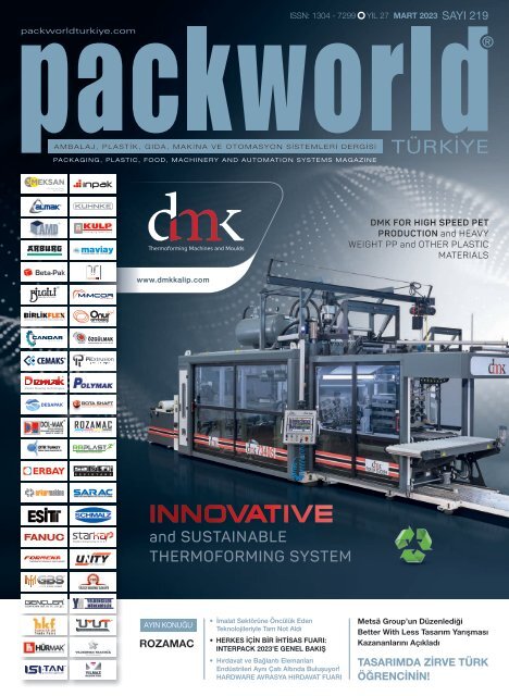 PACKWORLD TÜRKİYE DERGİSİ 219.MART SAYISI