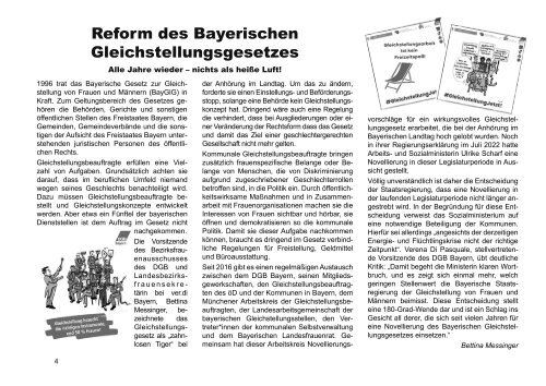 Zeitschrift quer ver.di Frauen Bayern (1/2023) Frauenmonat März