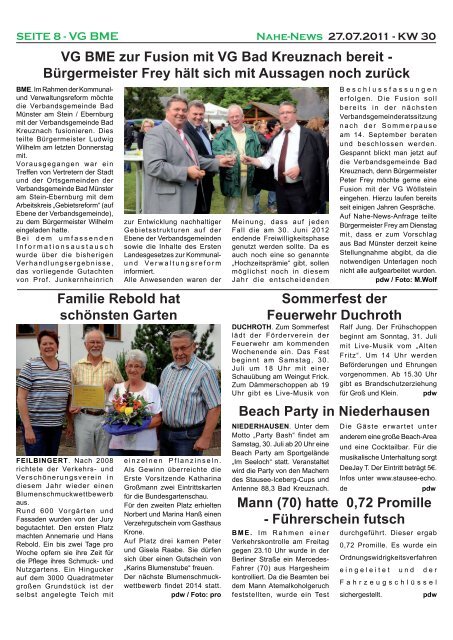 Wein im Park - Nahe-news.de