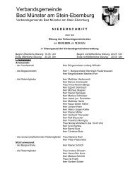 Sitzung des Verbandsgemeinderates vom 09.09.2009