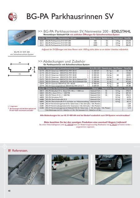 Preisliste 2012.indd - BG Graspointner GmbH & Co KG