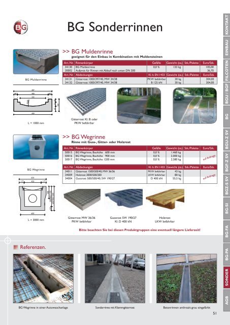 Preisliste 2012.indd - BG Graspointner GmbH & Co KG