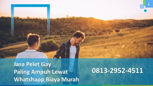 0813-2952-4511 Jasa Pelet Gay Paling Ampuh Lewat Whatshapp Biaya Murah