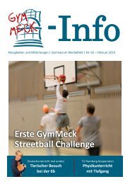 GymMeck-Info Nr. 92 - Februar 2023