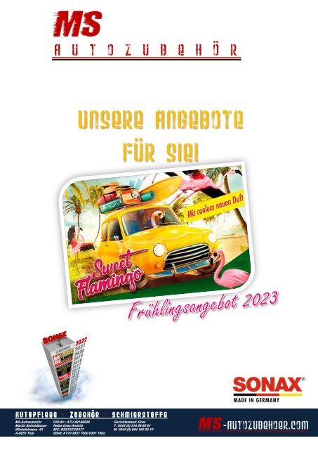 2023_Sonax Frühlingsaktion Homepage