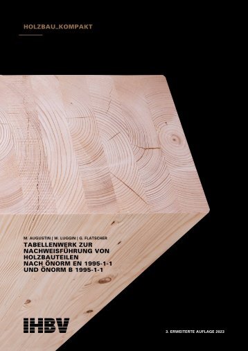 IHBV Holzbau Kompakt Tabellenwerk 03/2023