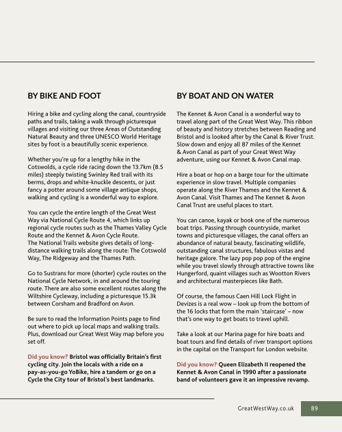 Great West Way Travel Magazine | Issue 08