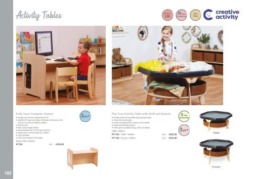 Creative Activity Early Years Furniture