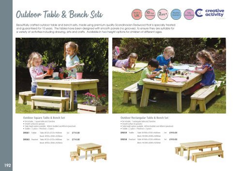 Creative Activity Early Years Furniture