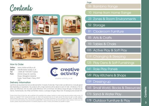 Creative Activity Early Years Furniture