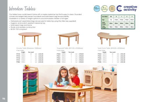 Creative Activity Early Years Furniture