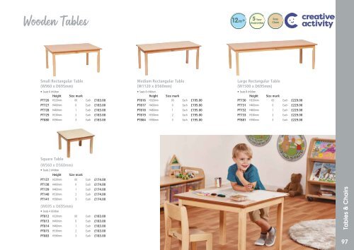 Creative Activity Early Years Furniture