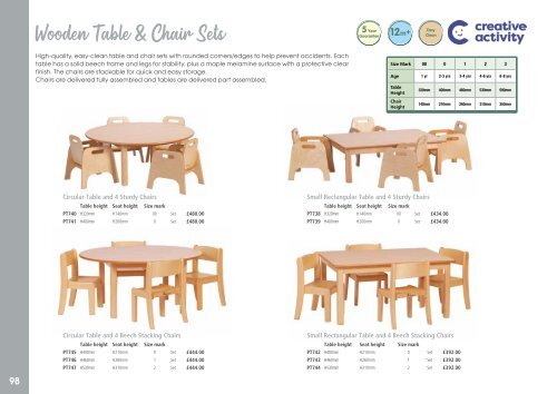 Creative Activity Early Years Furniture