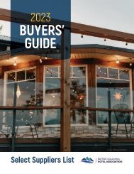 BCHA Buyers' Guide 2023
