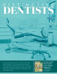 Distinctive Dentists Stand Alone - March 2023