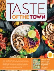Taste of the Town Stand Alone - March 2023