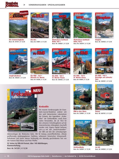 VGB Verlagsgruppe Bahn GmbH - Modelleisenbahner