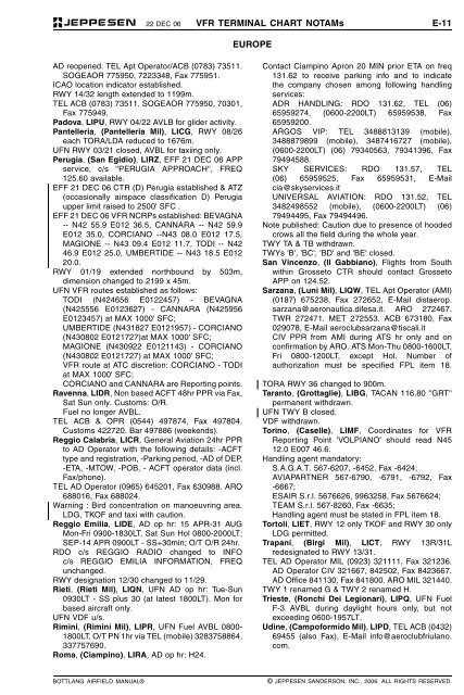 Limj Charts Jeppesen