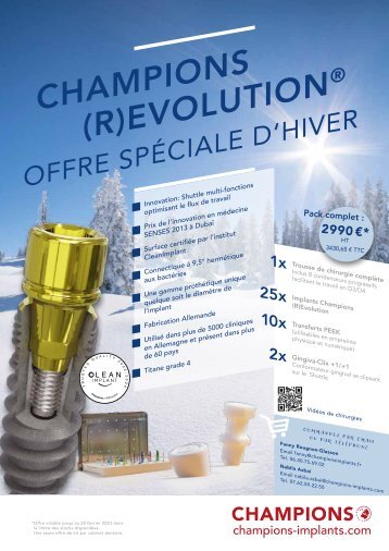 Champions (R)Evolution Offre Spéciale d´hiver