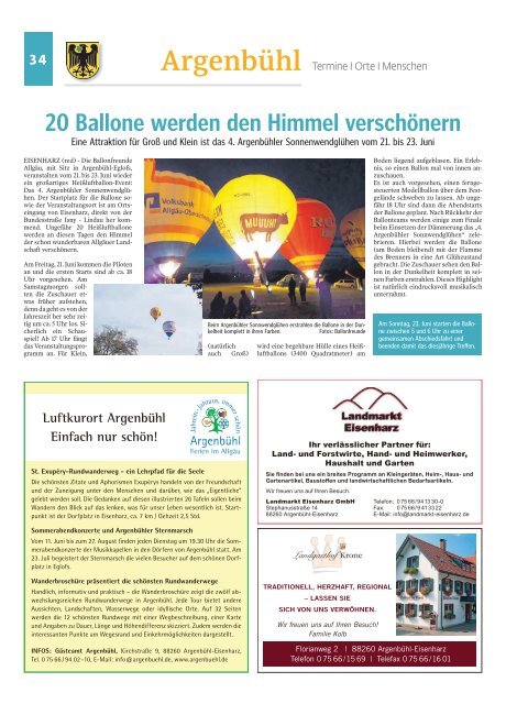 08.03.2019 Wangen Unsere Region, unser Allgäu