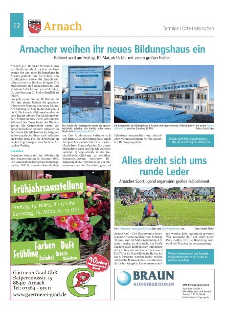 08.03.2019 Leutkirch Unsere Region, unser Allgäu