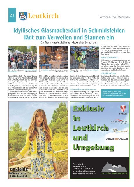 08.03.2019 Leutkirch Unsere Region, unser Allgäu