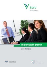 2012/2013 Bildungsprogramm - Financial Career