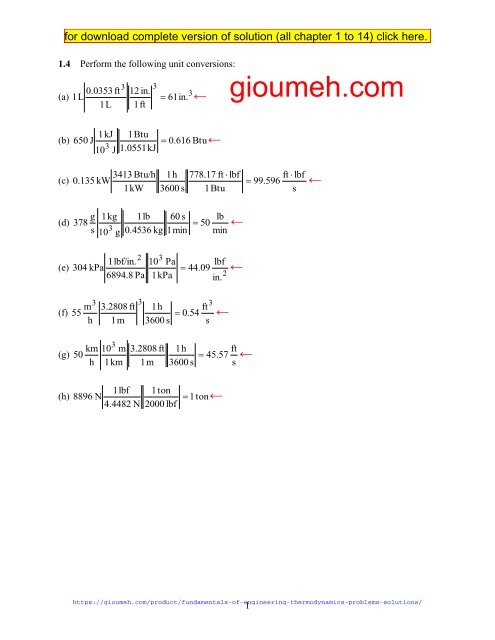 Fundamentals Of Engineering Thermodynamics Moran 9th Edition Problems 