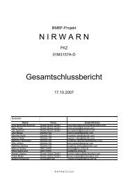 NIRWARN Gesamtschlussbericht - Institut für Mikroelektronik Stuttgart